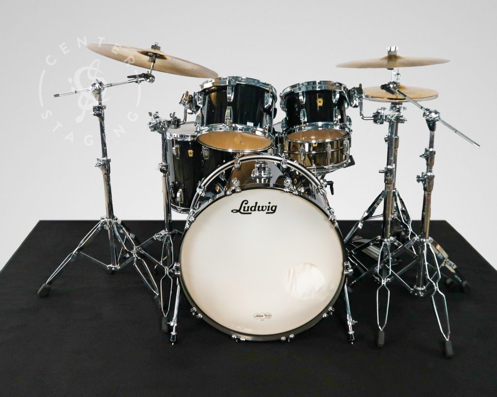 Ludwig Sable Black Drum Kit - CenterStaging